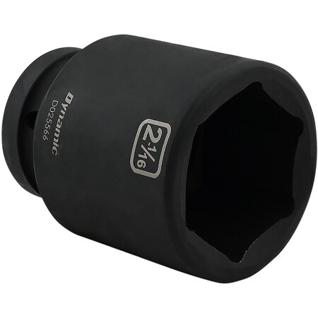 Dynamic Tools 2-1/16" X 1" Drive, 6 Point Deep Length, Impact Socket D025566